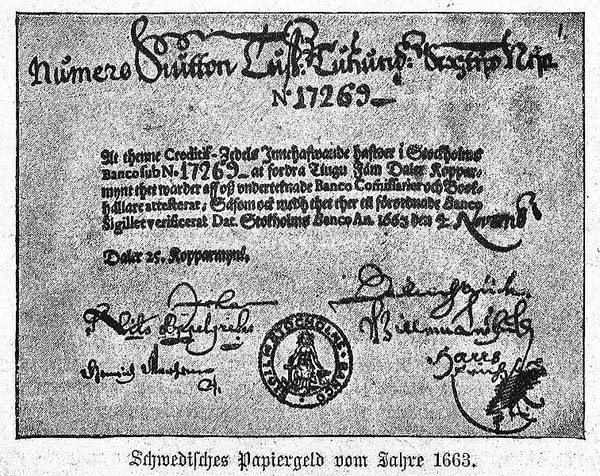 Datei:Schwedische Banknote 1663.jpg