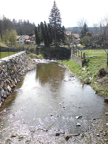 Datei:Zusammenfluss "Kalte" und "Dürre" Wien.jpg