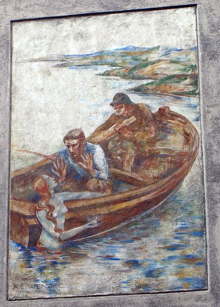 Datei:Donauweibchen Hauswand.jpg