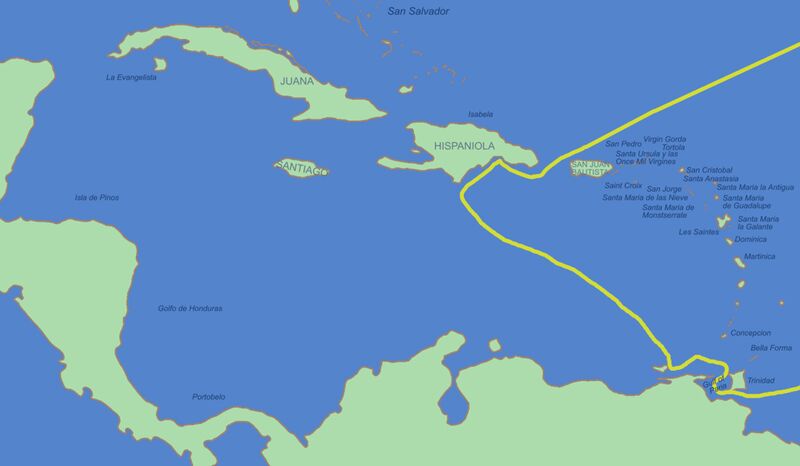 Datei:Kolumbus Dritte Reiseroute.jpg
