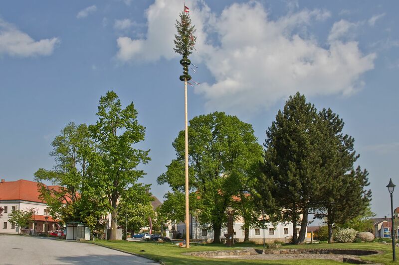 Datei:Maibaum am Hauptplatz.jpg